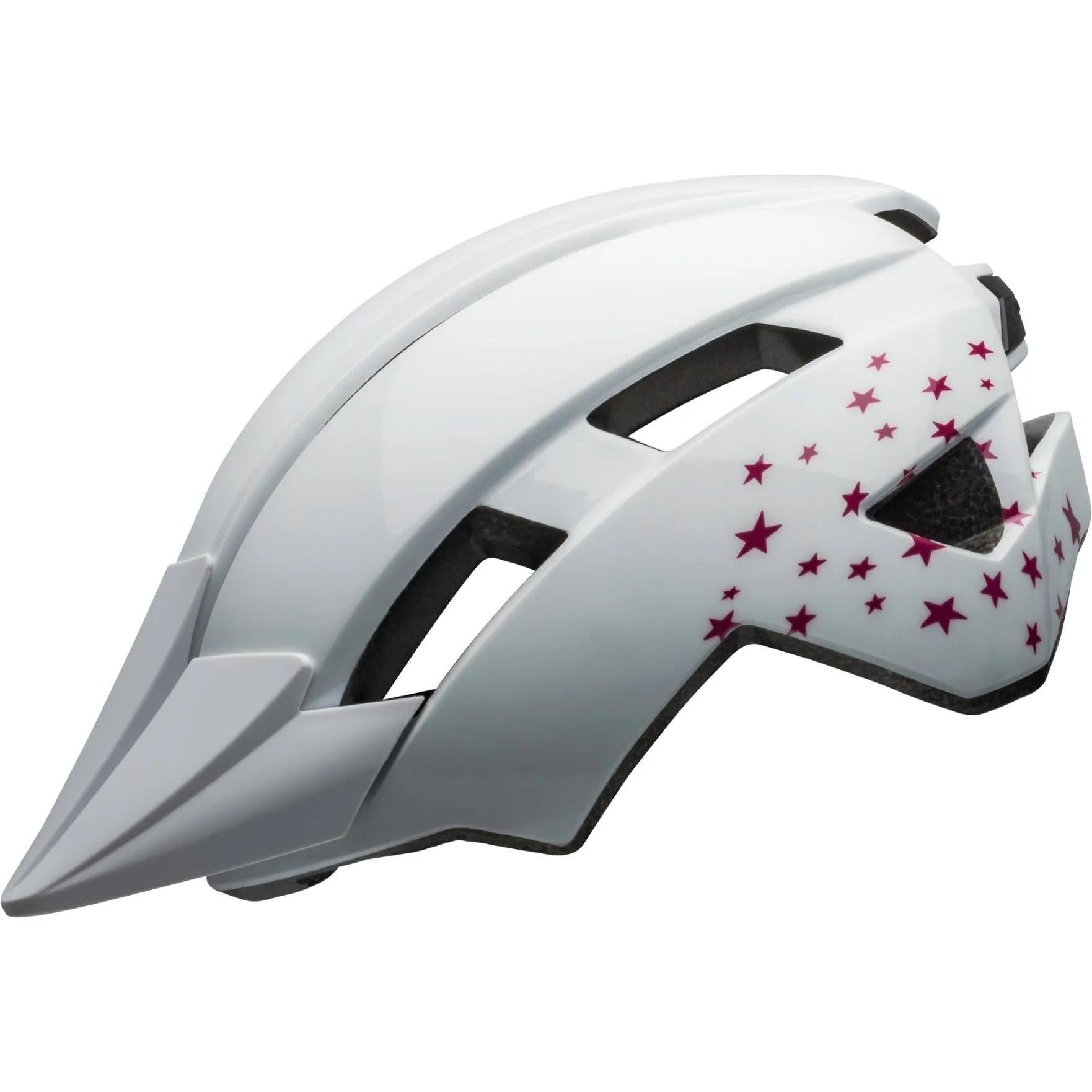 Bell Sidetrack II Kids Helmet White/Stars
