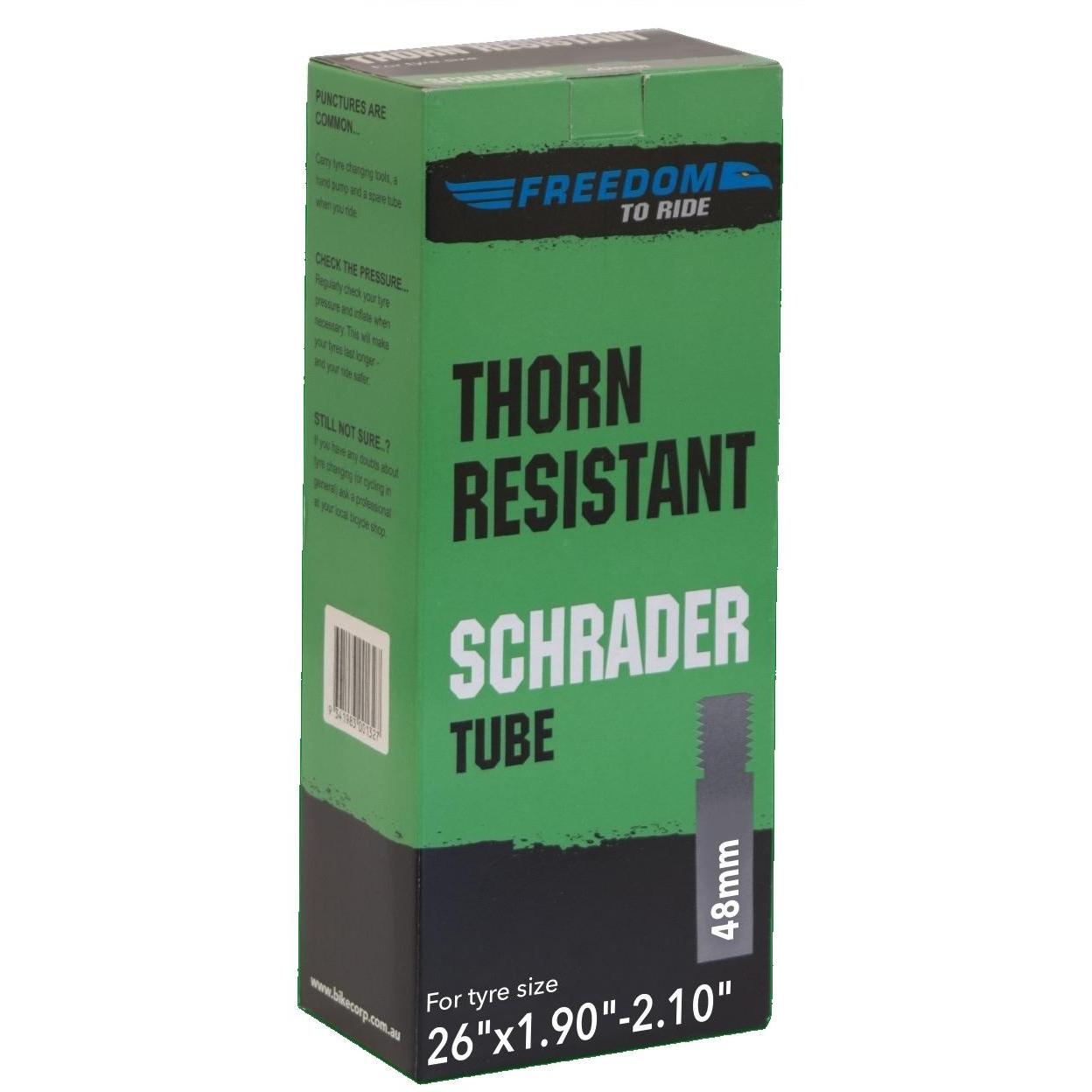 Freedom Thorn Resistant Schrader Valve Tube 27.5 x 1.5-1.9'' 48mm