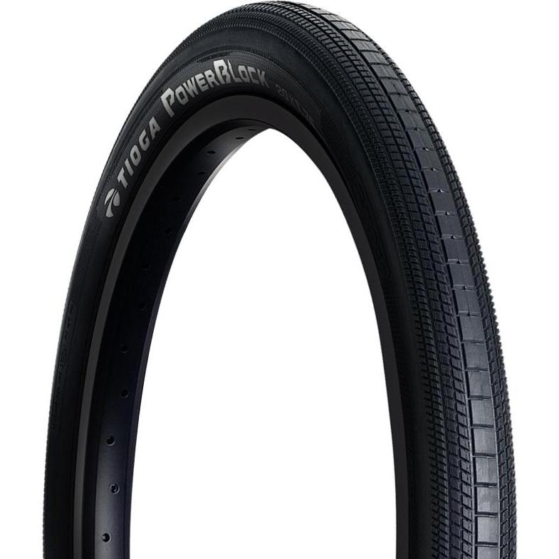 Tioga Powerblock BMX Tyre 20 x 1 3/8'' Black