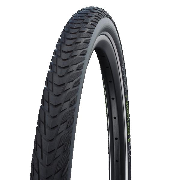 Schwalbe Marathon E-Plus Commuter Tyre 27.5 x 2.0'' Black/Reflective