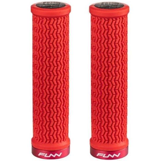 Funn Holeshot One Sided Lock Grips 30.5mm Red