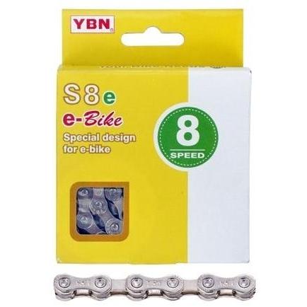 YABAN 8 Speed E-Bike Chain 1/2 x 3/3'' 136L