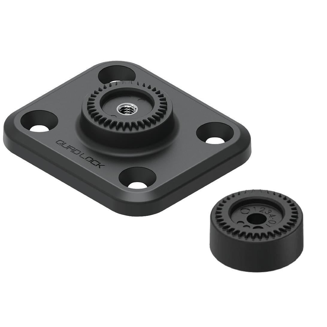 Quad Lock 360 Base-Flat Rectangle 4 Hole