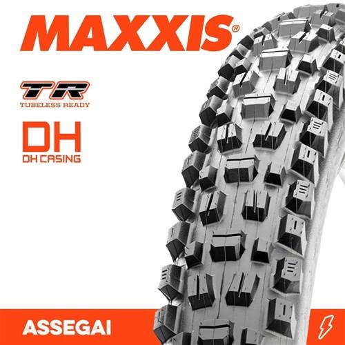 Maxxis Assegai DH TR Wire Bead MTB Tyre 29 x 2.50'' 2x60TPI