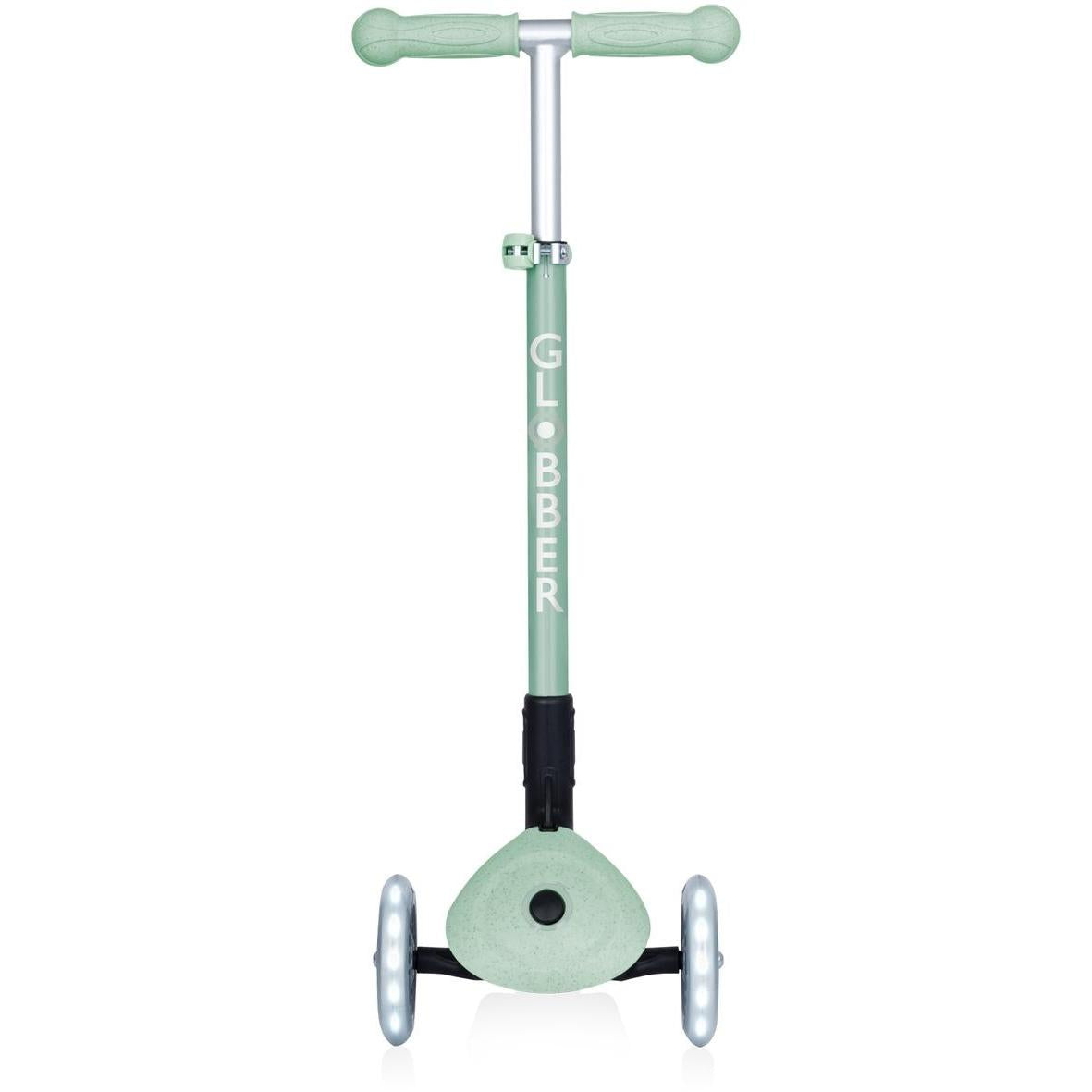 Globber Ecologic Primo Foldable Scooter With Lights Pistachio