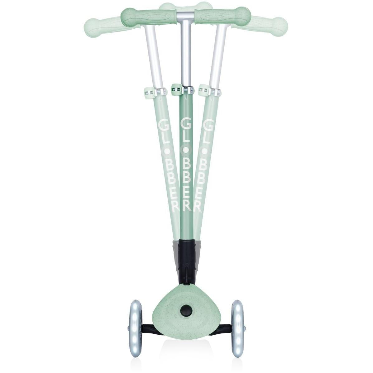 Globber Ecologic Primo Foldable Scooter With Lights Pistachio