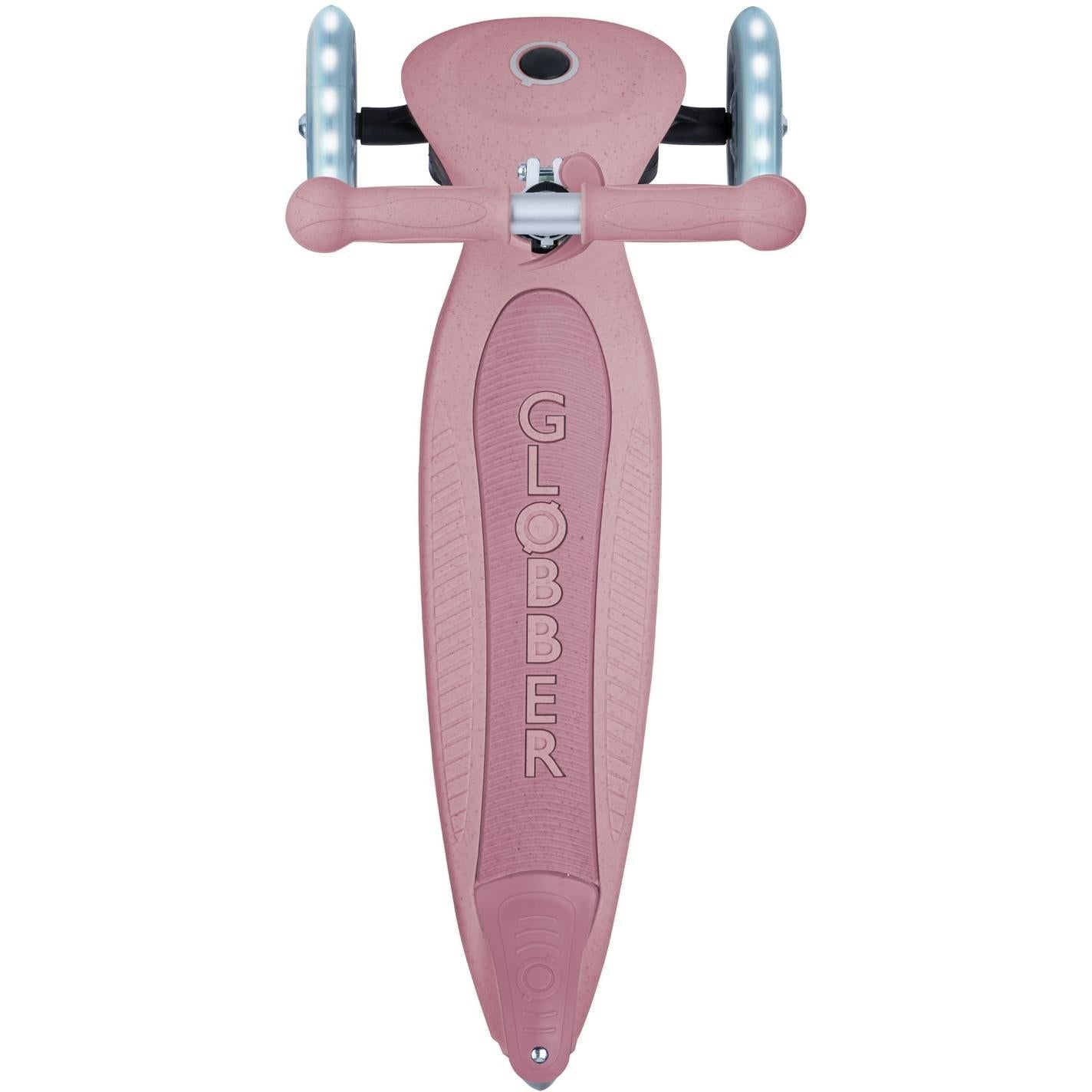 Globber Ecologic Junior Foldable Scooter Lights Berry