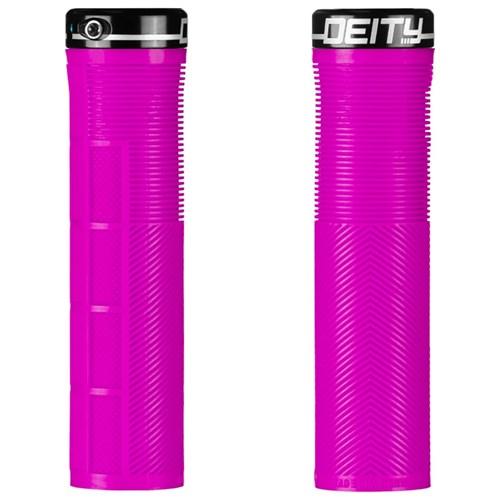 Deity Knuckleduster Lock On Grips Pink