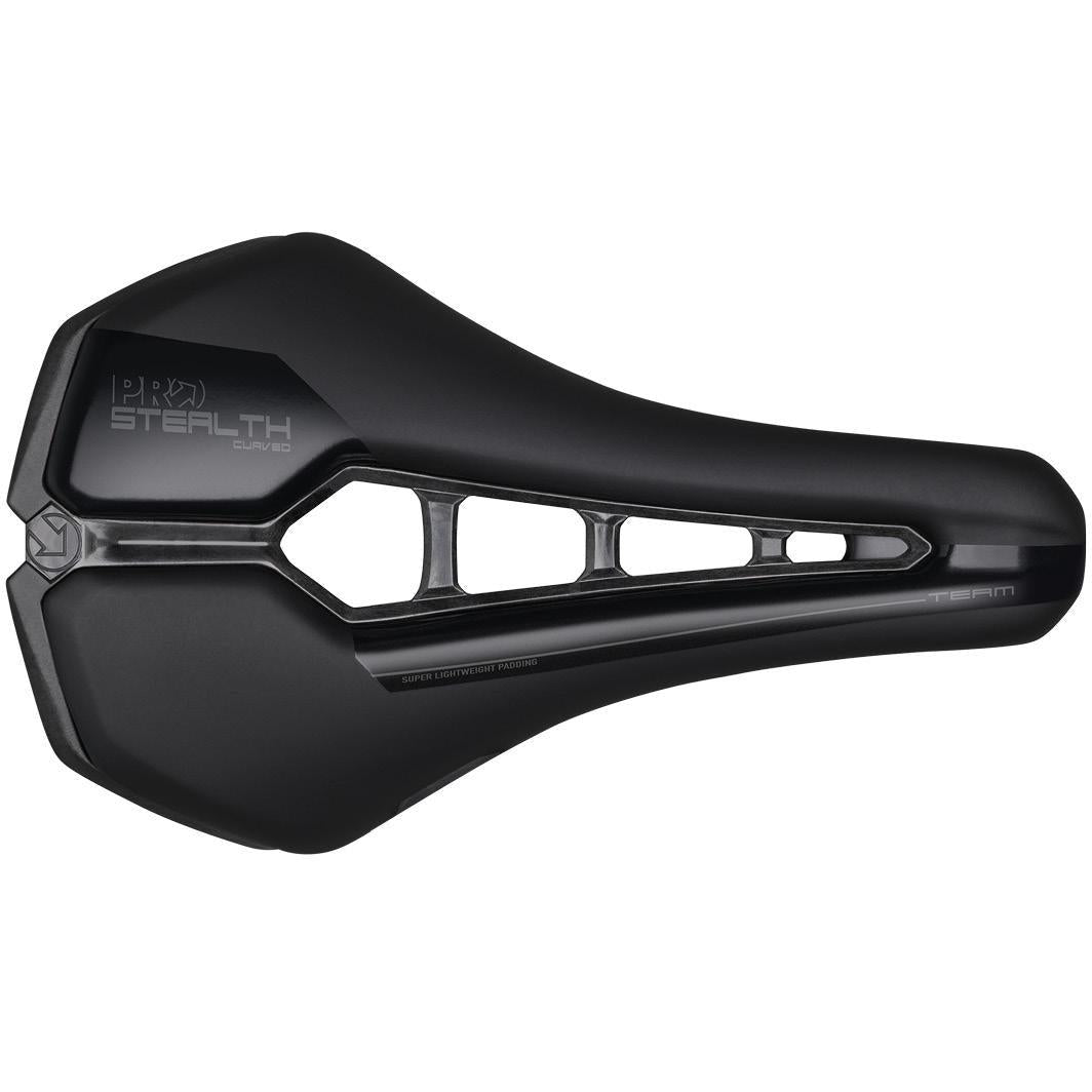 Pro Stealth Team Curved Carbon Rail Saddle 152mm Black