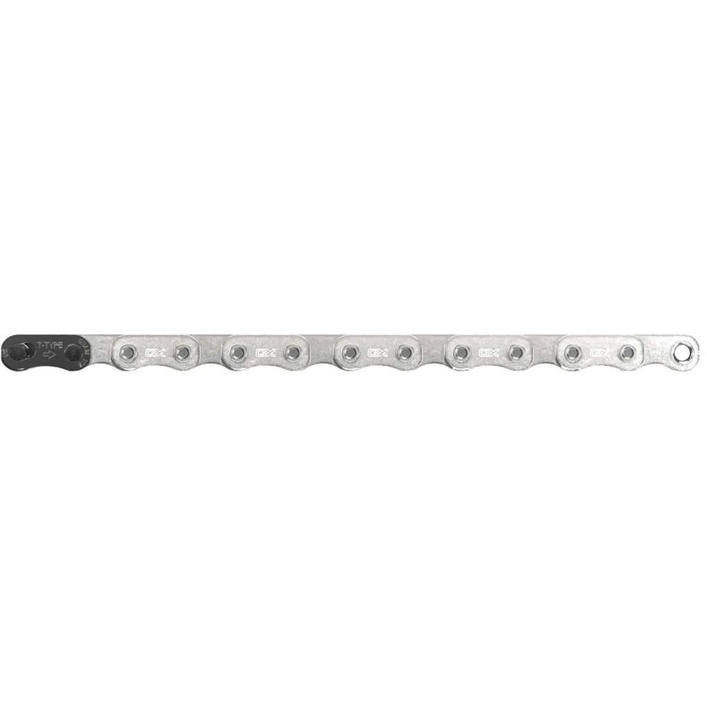 SRAM GX T-Type Eagle Silver Solid Pin 12 Speed Chain 126L w/Powerlock