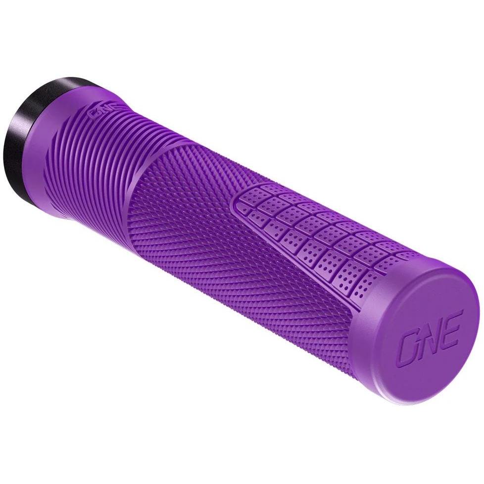 OneUp Components Thin Lock-On Grips Purple