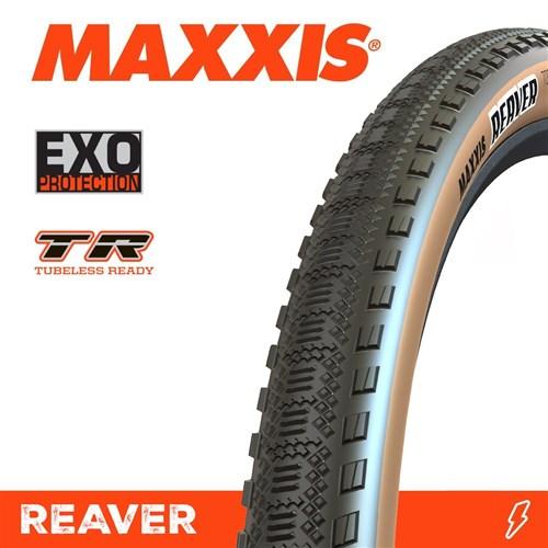 Maxxis Reaver EXO TLR Folding Tyre 120TPI 700 x 40c Tanwall