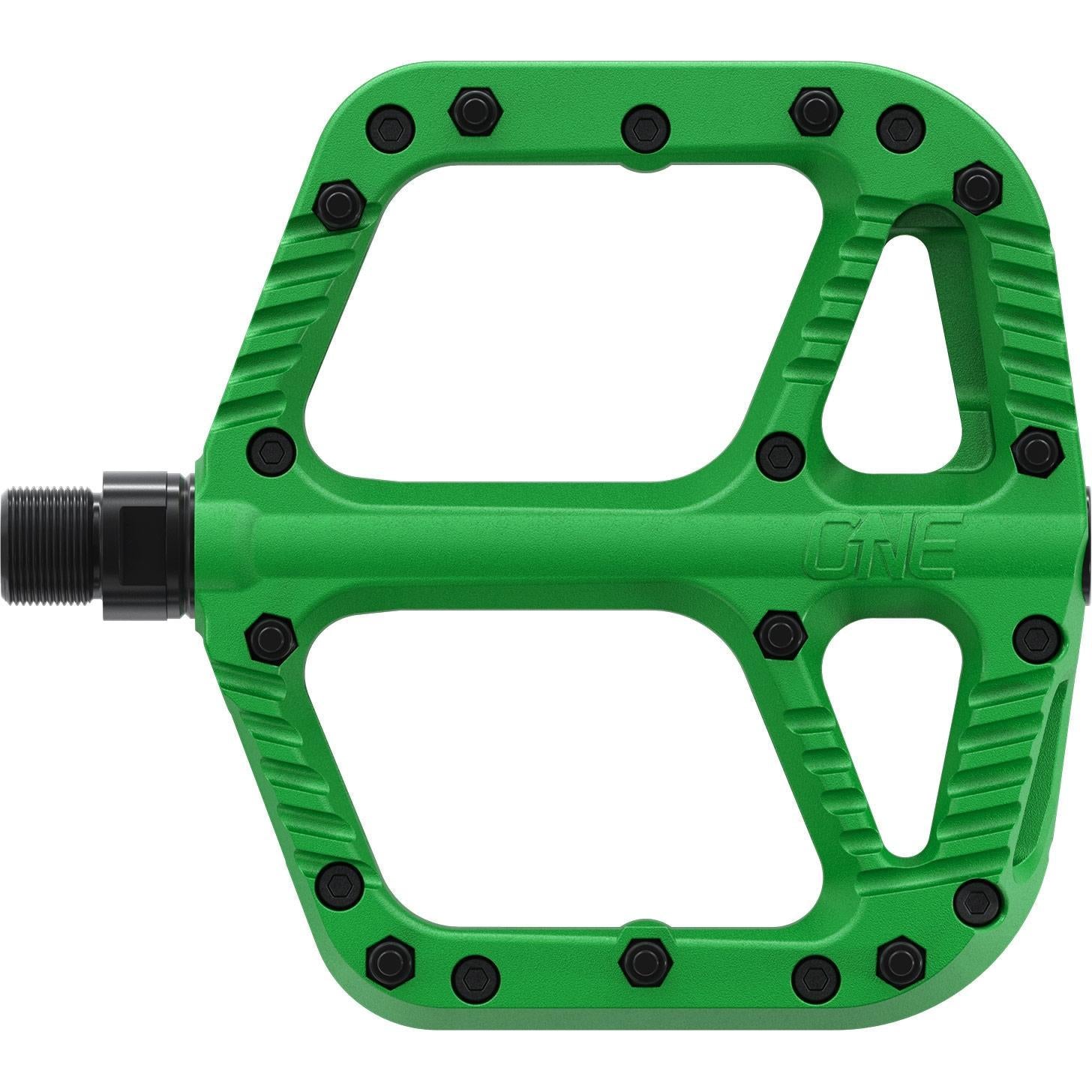 OneUp Components Composite Flat Pedals Green