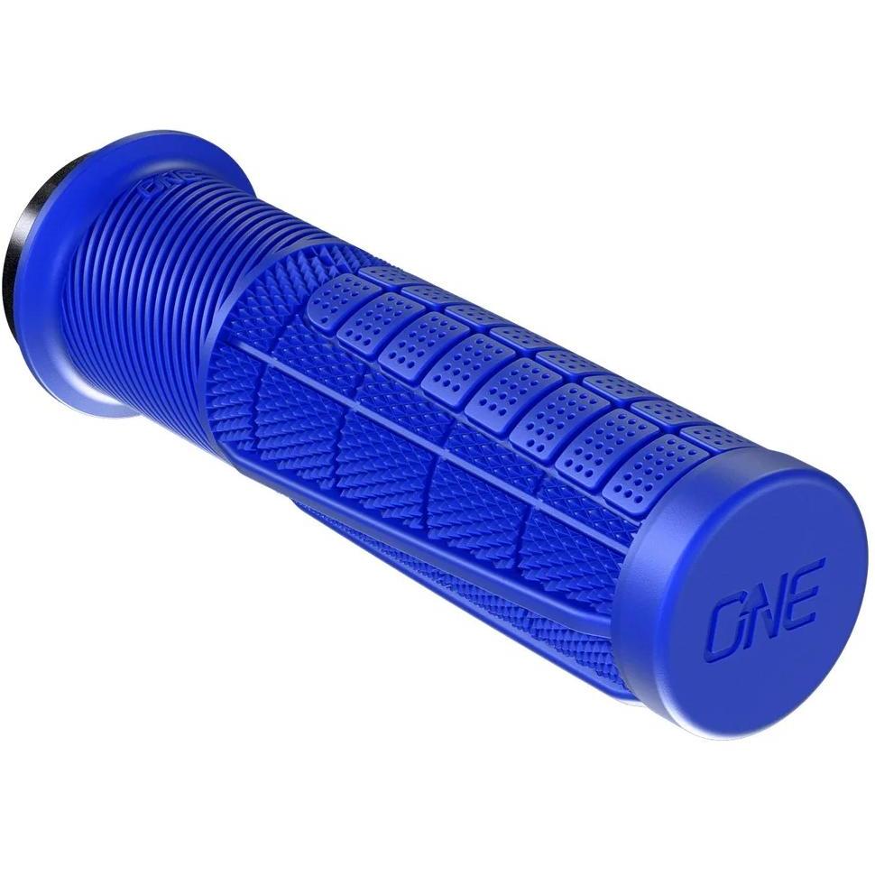 OneUp Components Thick Lock-On Grips Blue