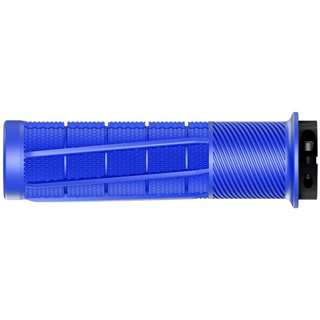 OneUp Components Thick Lock-On Grips Blue