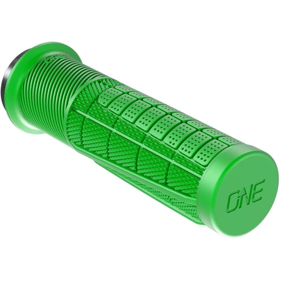 OneUp Components Thick Lock-On Grips Green