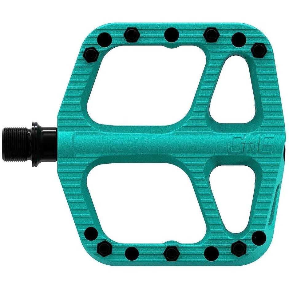 OneUp Components Composite Flat Pedals Small Turquoise
