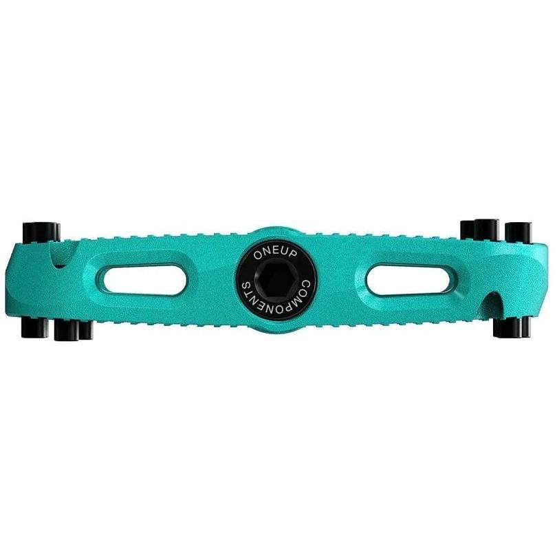 OneUp Components Composite Flat Pedals Small Turquoise