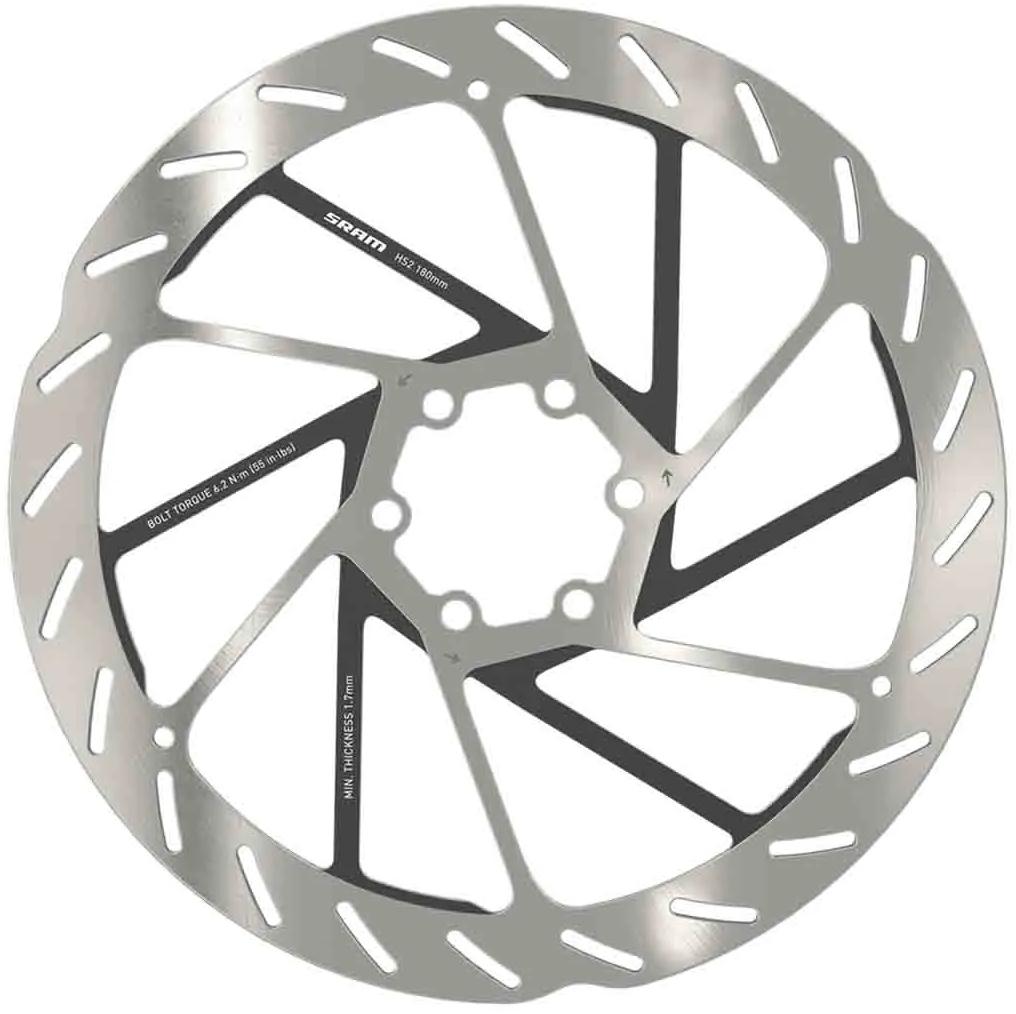 SRAM HS2 Brake Rotor 200mm Center Lock w/ Lockring Rounded