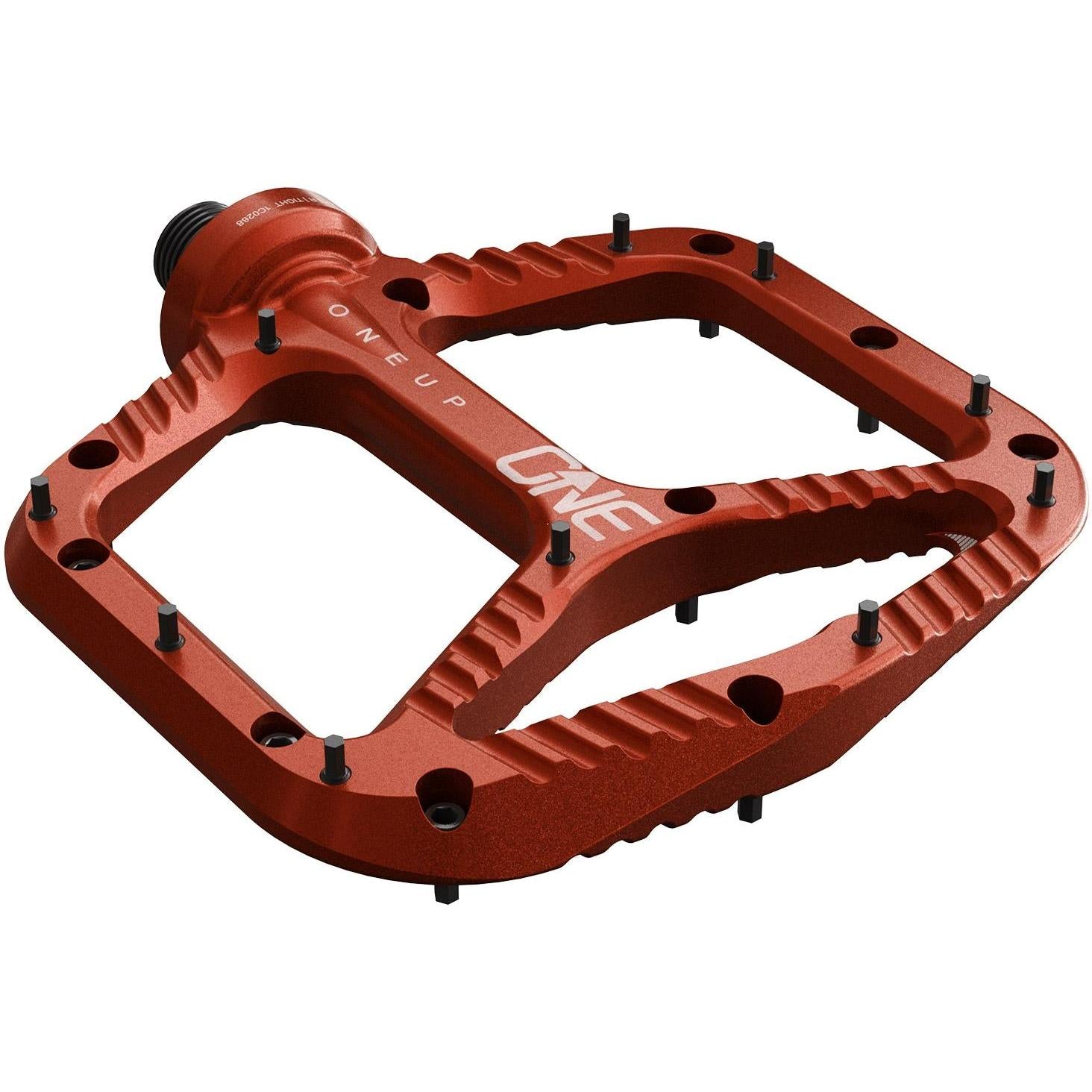 OneUp Components Aluminium Flat Pedals Red
