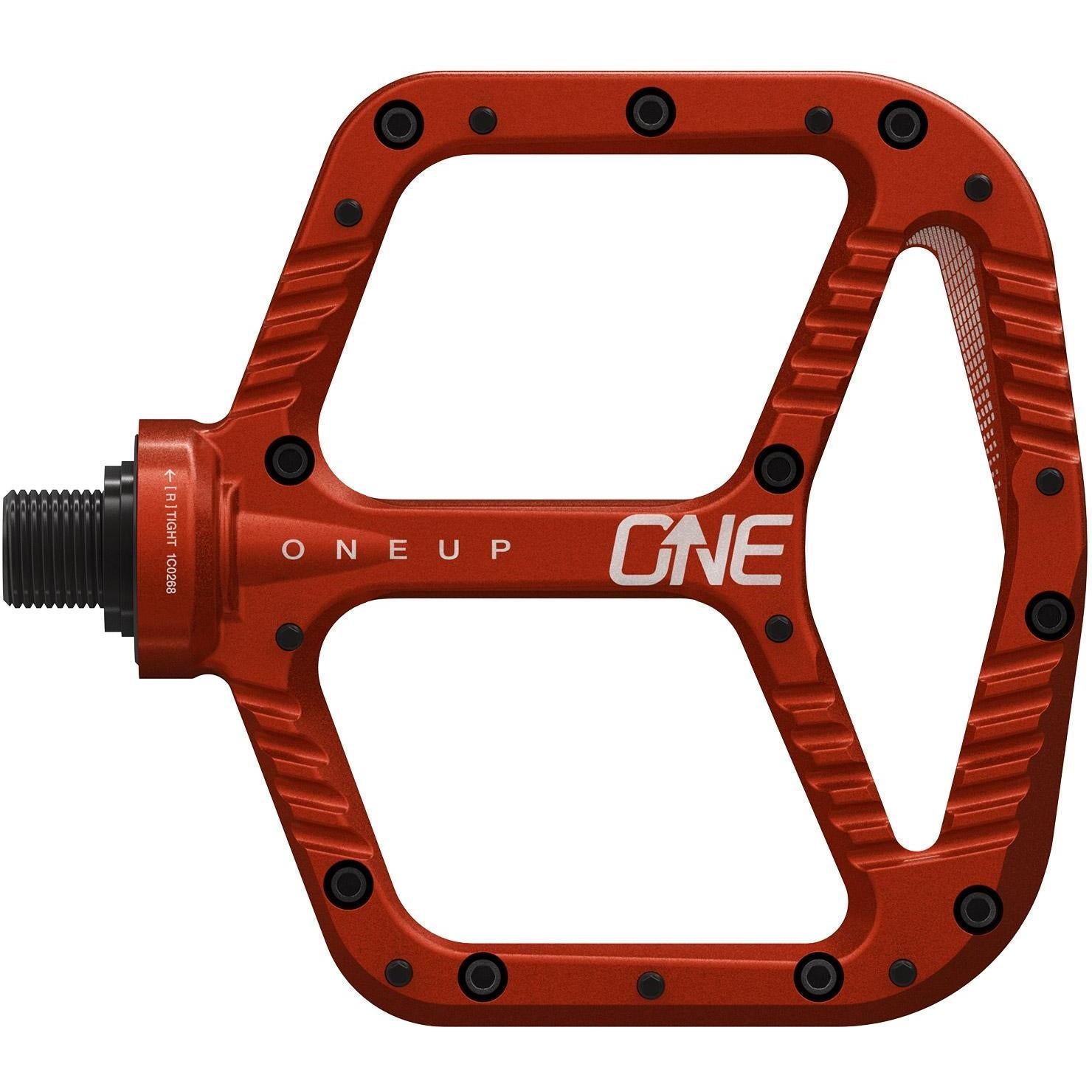 OneUp Components Aluminium Flat Pedals Red