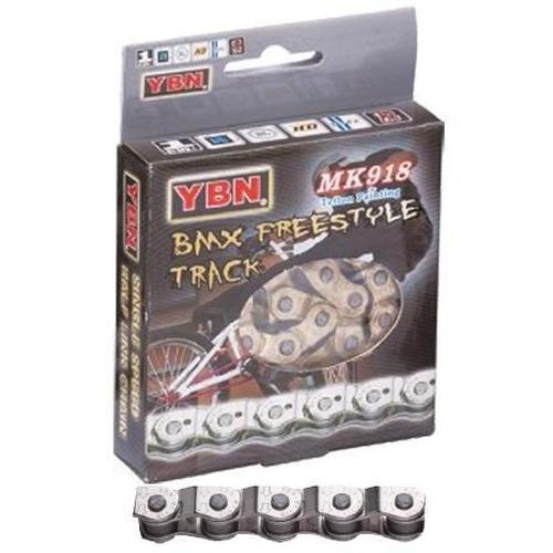 Yaban Single Speed Half Link BMX Chain 1/2 x 1/8 Silver
