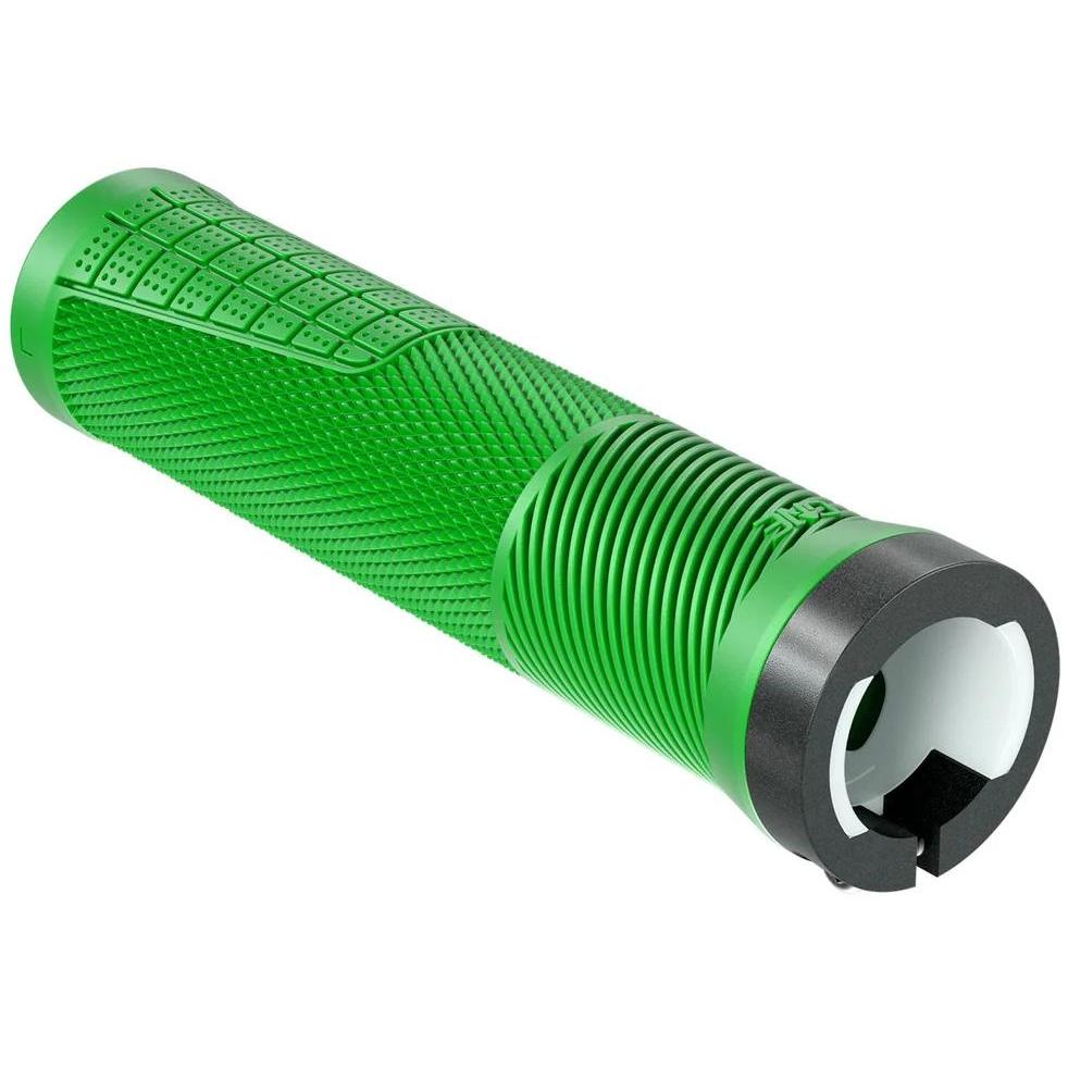OneUp Components Thin Lock-On Grips Green