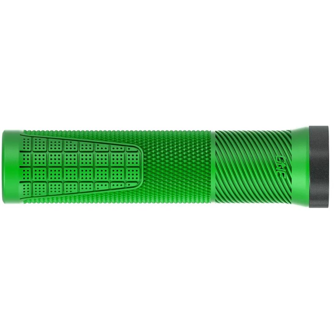 OneUp Components Thin Lock-On Grips Green