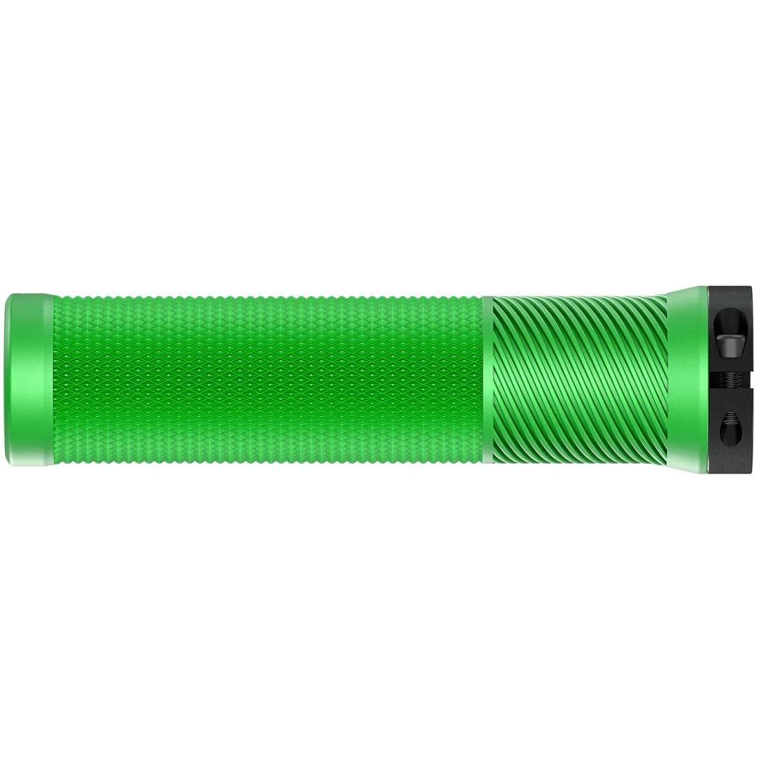 OneUp Components Thin Lock-On Grips Green