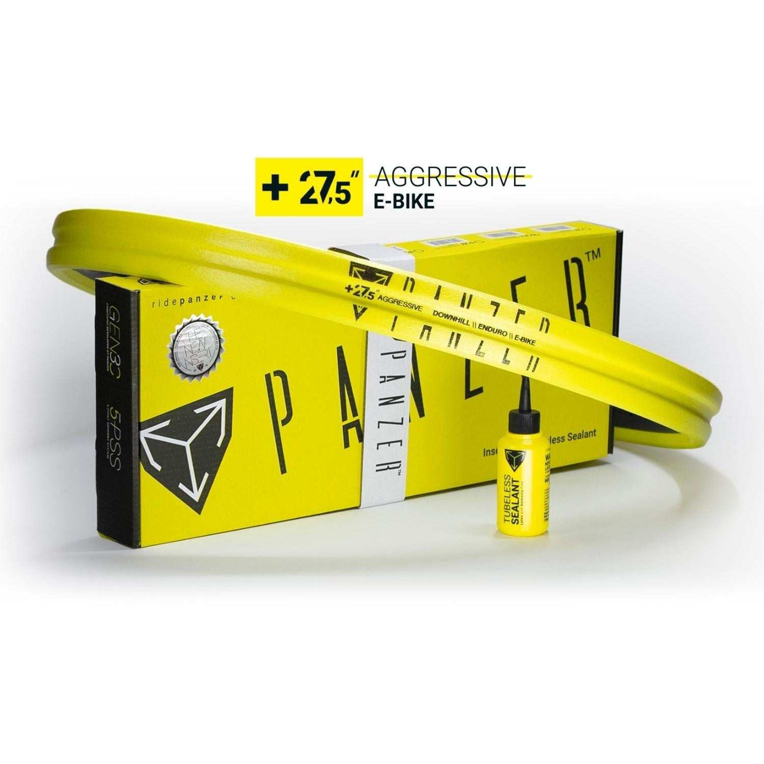 PANZER Aggressive E-Bike Tyre Insert 27.5'' Rim Width 33-35mm Tyre Width 2.6-3''
