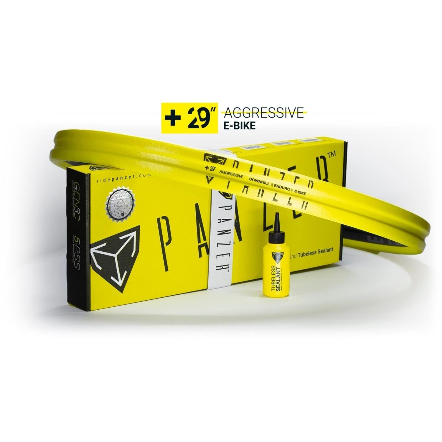 PANZER Aggressive E-Bike Tyre Insert 29'' Rim Width 33mm-35mm Tyre Width 2.6-3''