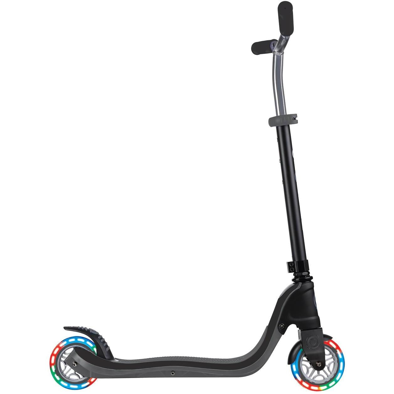 Globber Flow 125 Scooter with Light-Up Wheels Black