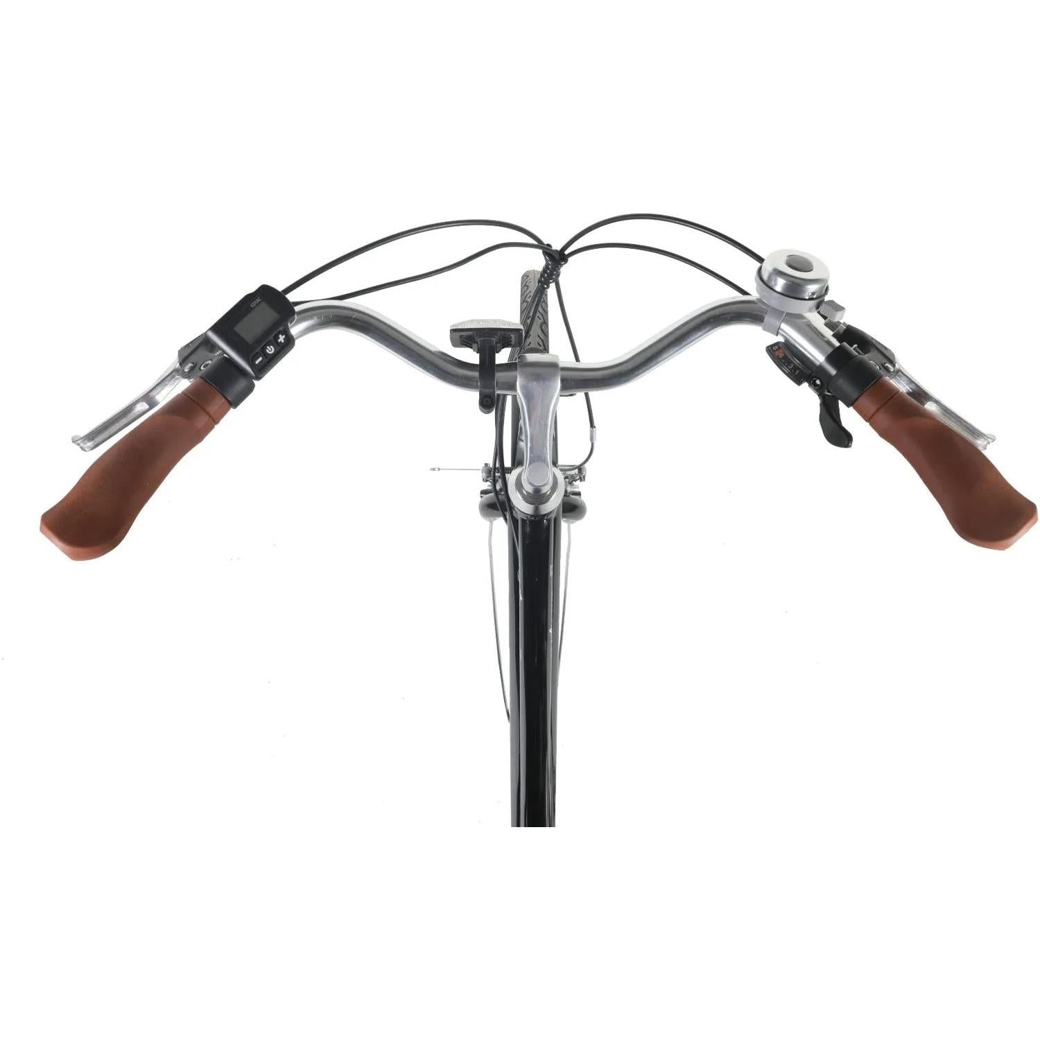 Pedal Uptown SL Electric Vintage Cruiser Bike 7-Speed Black