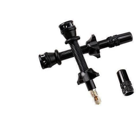 Ryfe High Flow Prest Tubeless Valves Pair 60mm Black