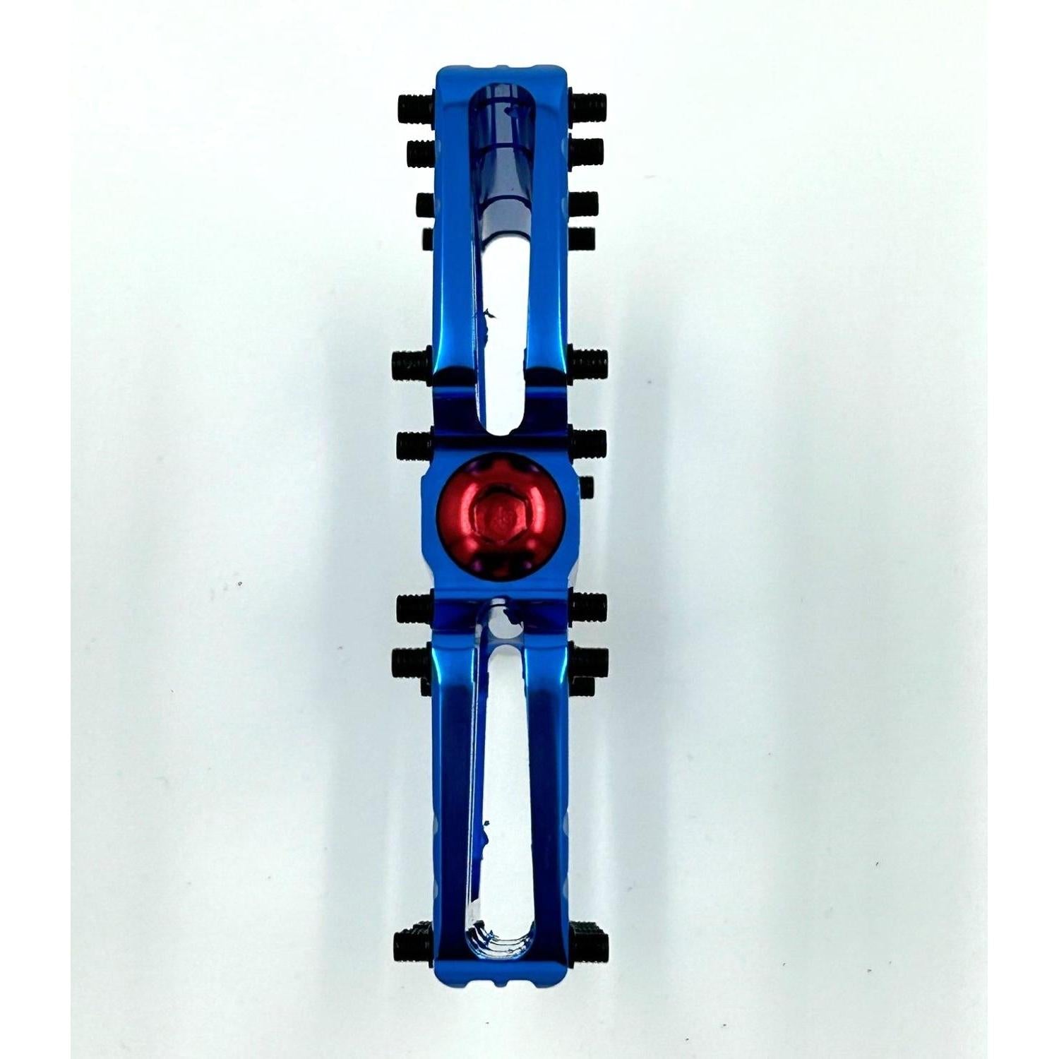 JetBlack Ultralite Low Profile MTB Pedals Blue