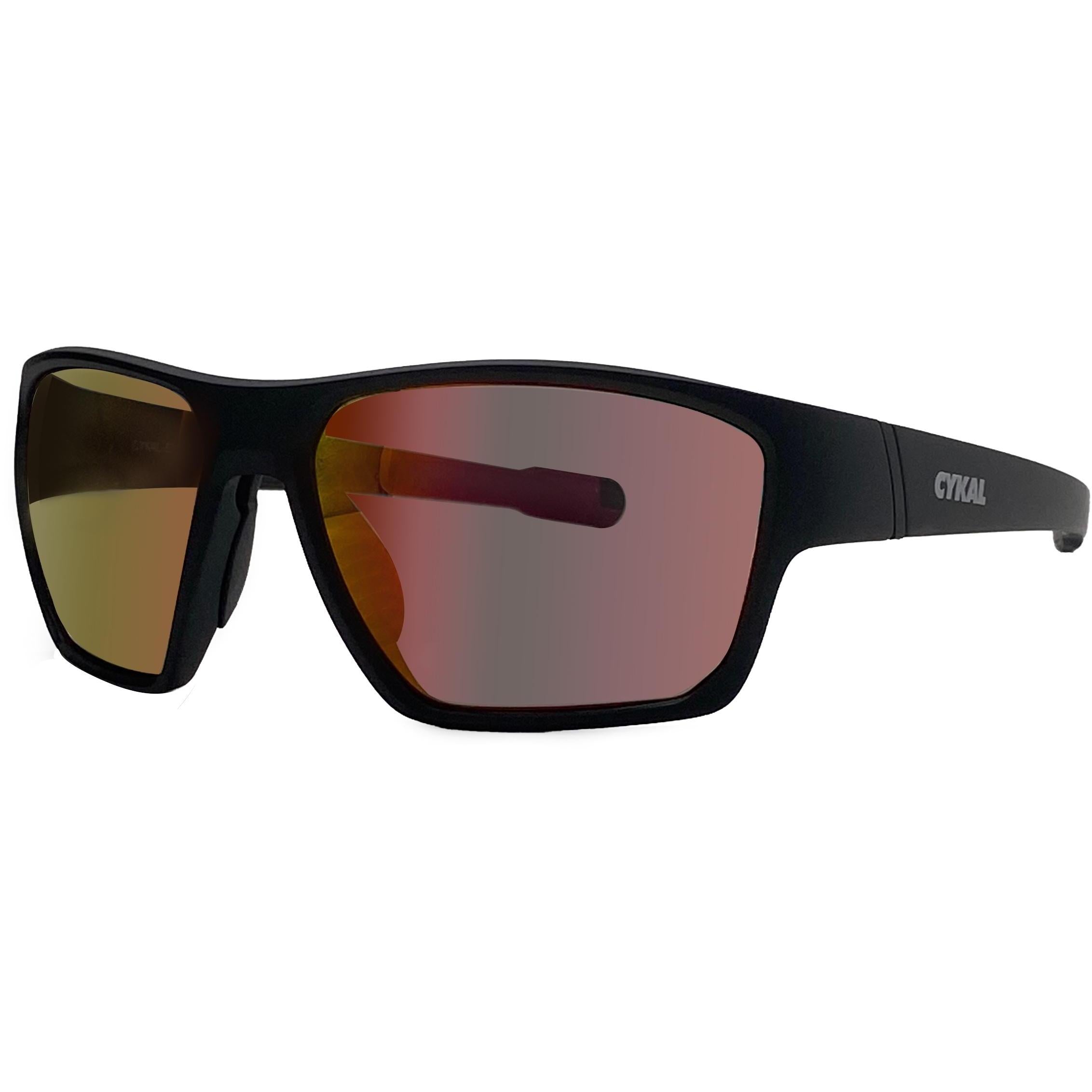 Sunglasses Cykal LIMIT Black Matte/Red Flash Lens