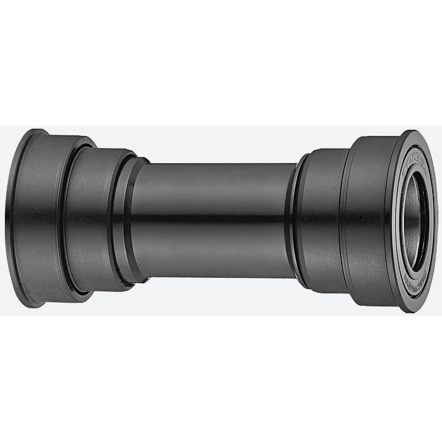 Token Press Fit Bottom Bracket, BB86/BB89.5/BB92, Shimano 24mm, Premium Bearings, Black