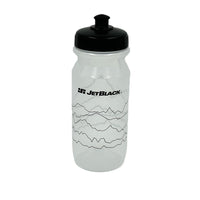 JetBlack Comp Bottle 600ml Clear with Black Lid
