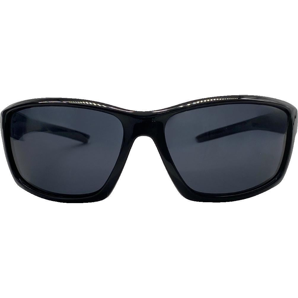 Cykal Speed Polarised Sunglasses Black Gloss - Grey Lens