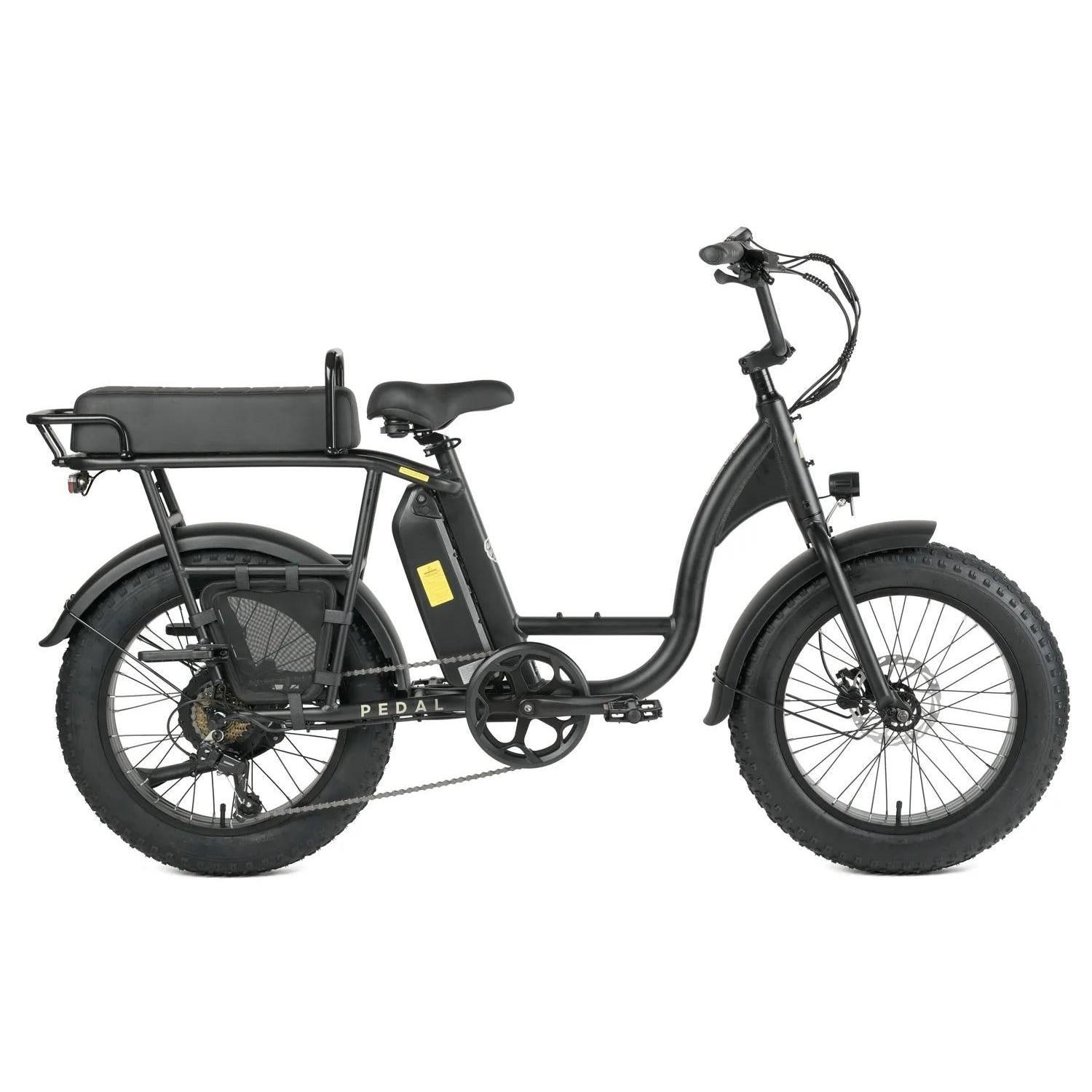 Pedal Brewer Electric Cruiser Bike Black 560Wh