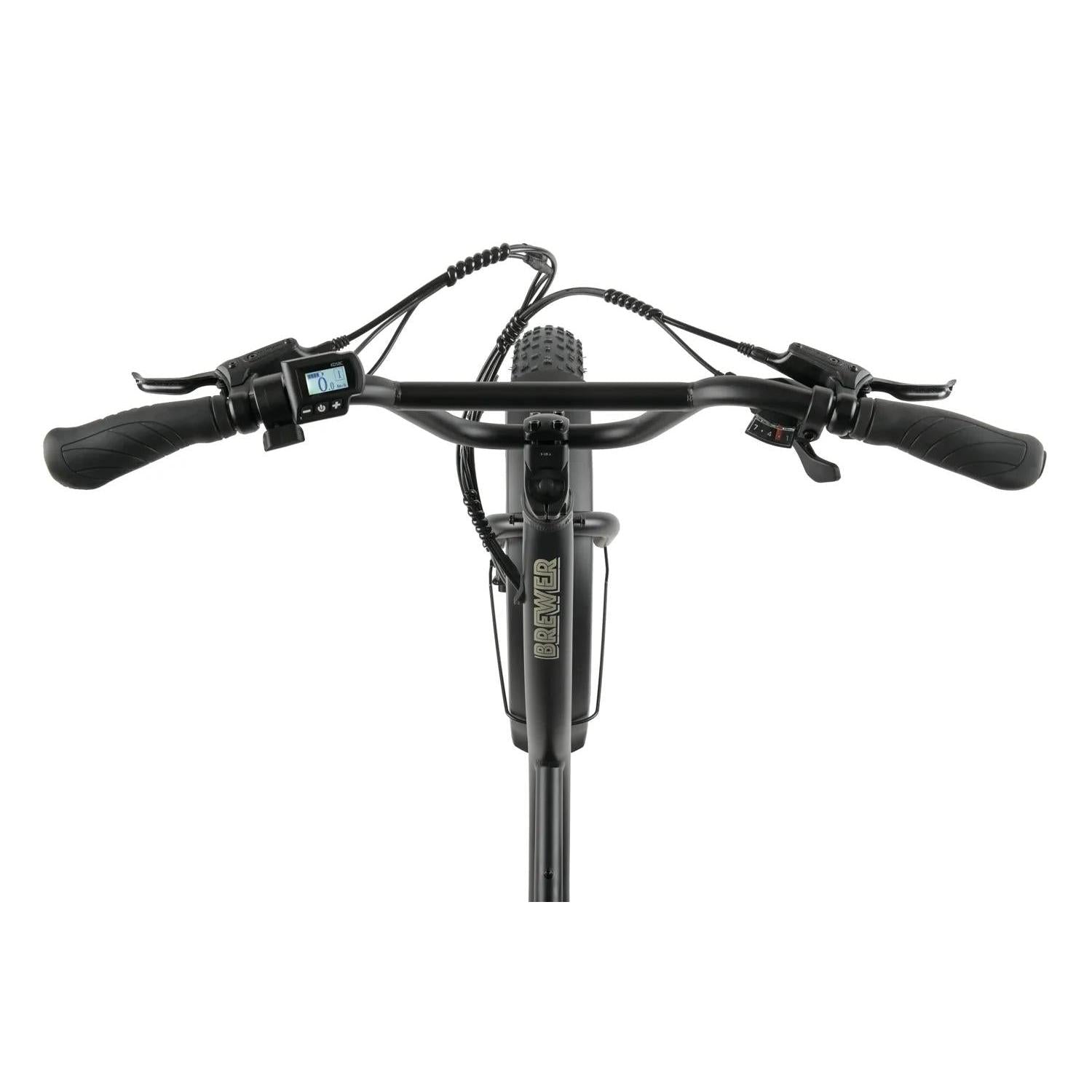 Pedal Brewer Electric Cruiser Bike Black 560Wh
