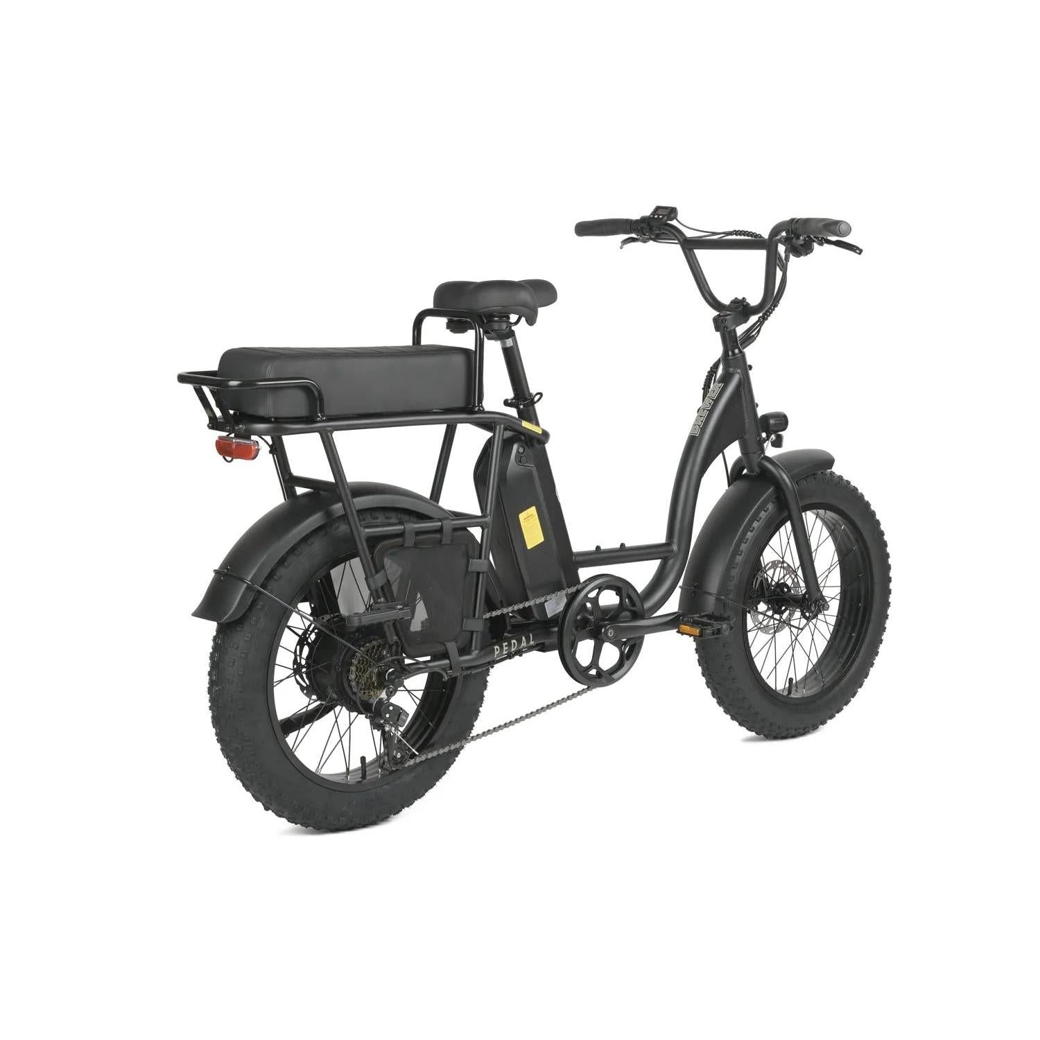 Pedal Brewer Electric Cruiser Bike Black 560Wh