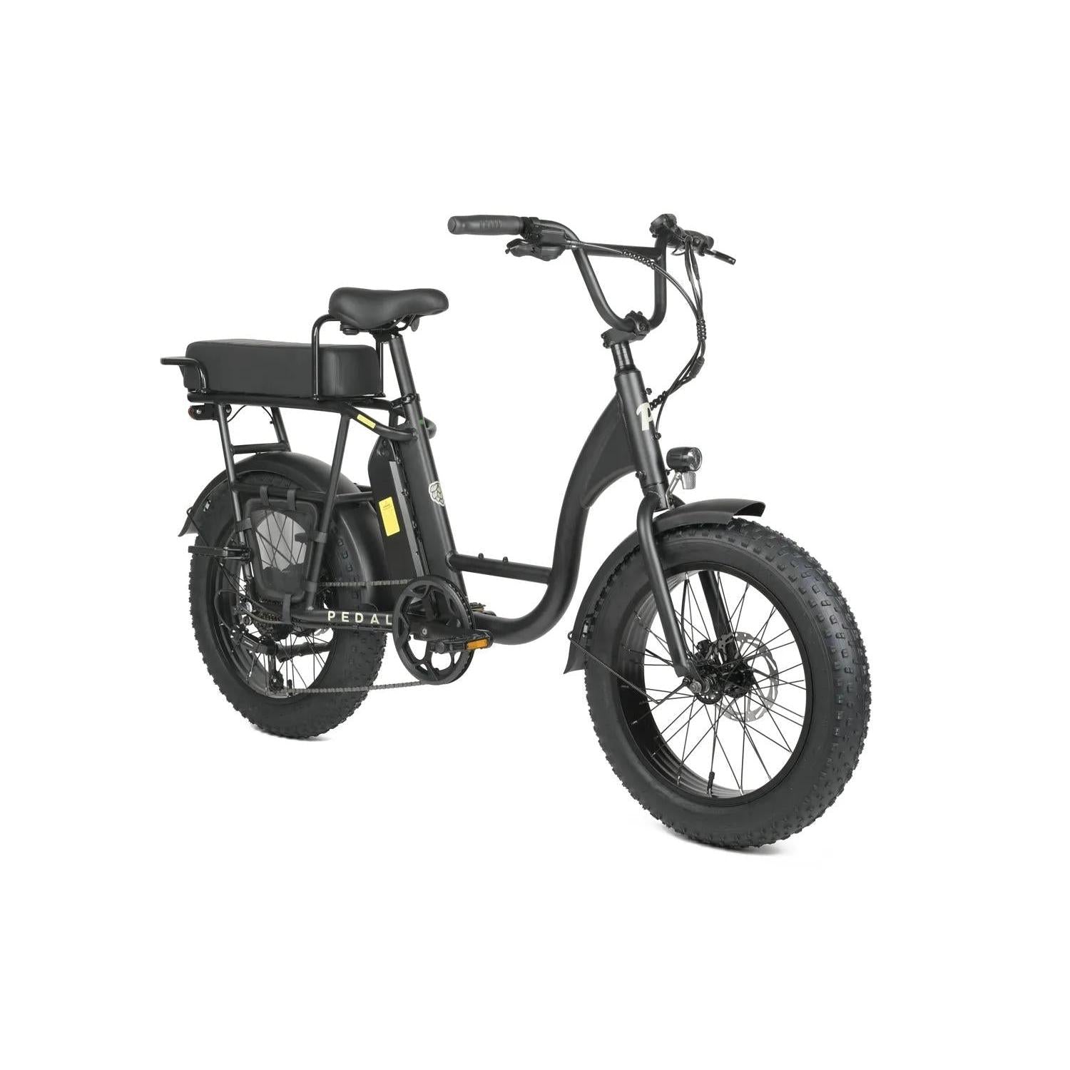 Pedal Brewer Electric Cruiser Bike Black 560Wh