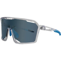 Cykal Decline Sunglasses Crystal Clear - Blue Flash Lens