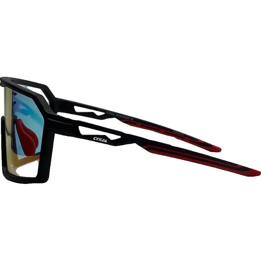 Cykal Decline Sunglasses Matte Black - Red Photochromic Lens