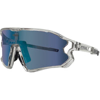 Cykal Enduro Sunglasses Clear - Blue Flash Lens