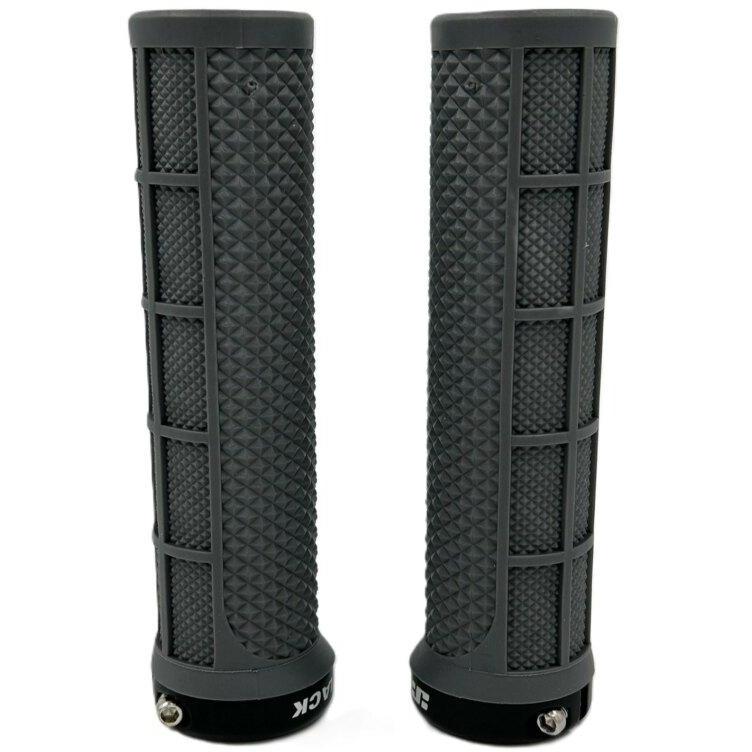 JetBlack Staple Lock On Grips Grey
