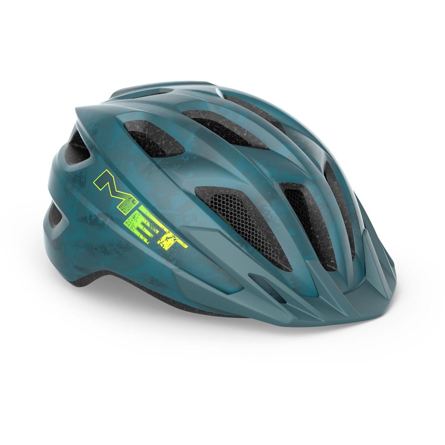 MET Crackerjack Kids Helmet Petrol/Matt