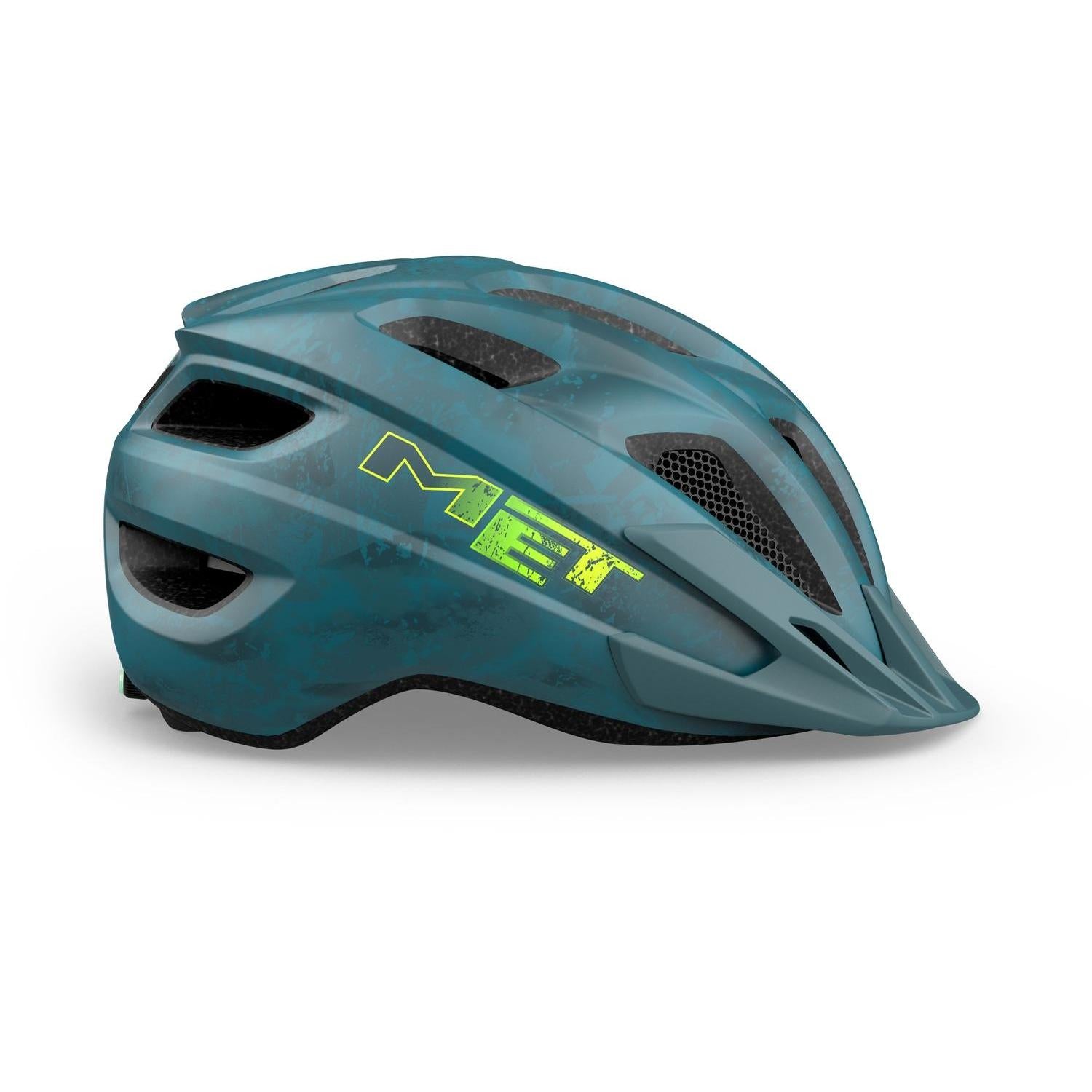 MET Crackerjack Kids Helmet Petrol/Matt