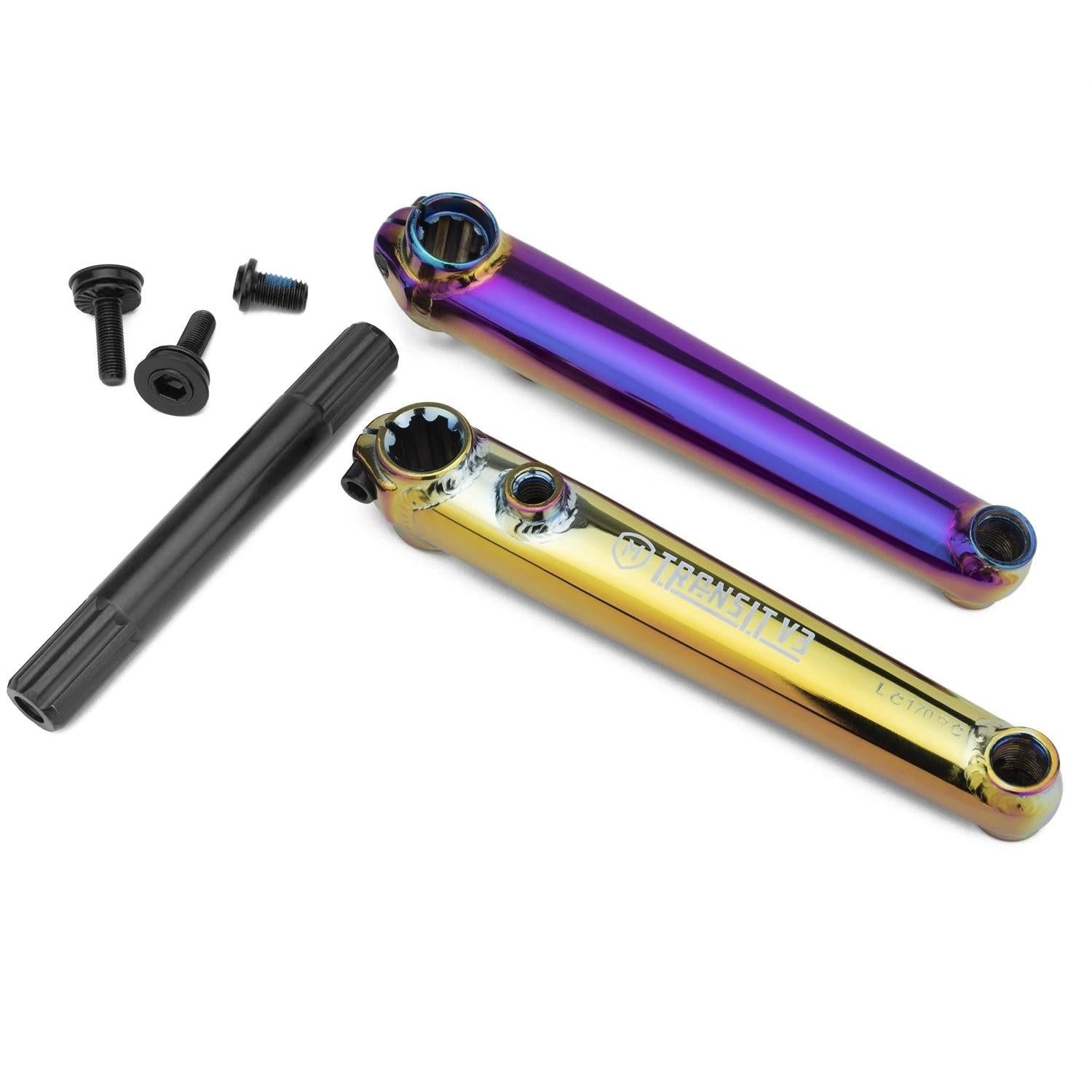 Mission Transit V3 BMX Crankset 170mm Oil Slick